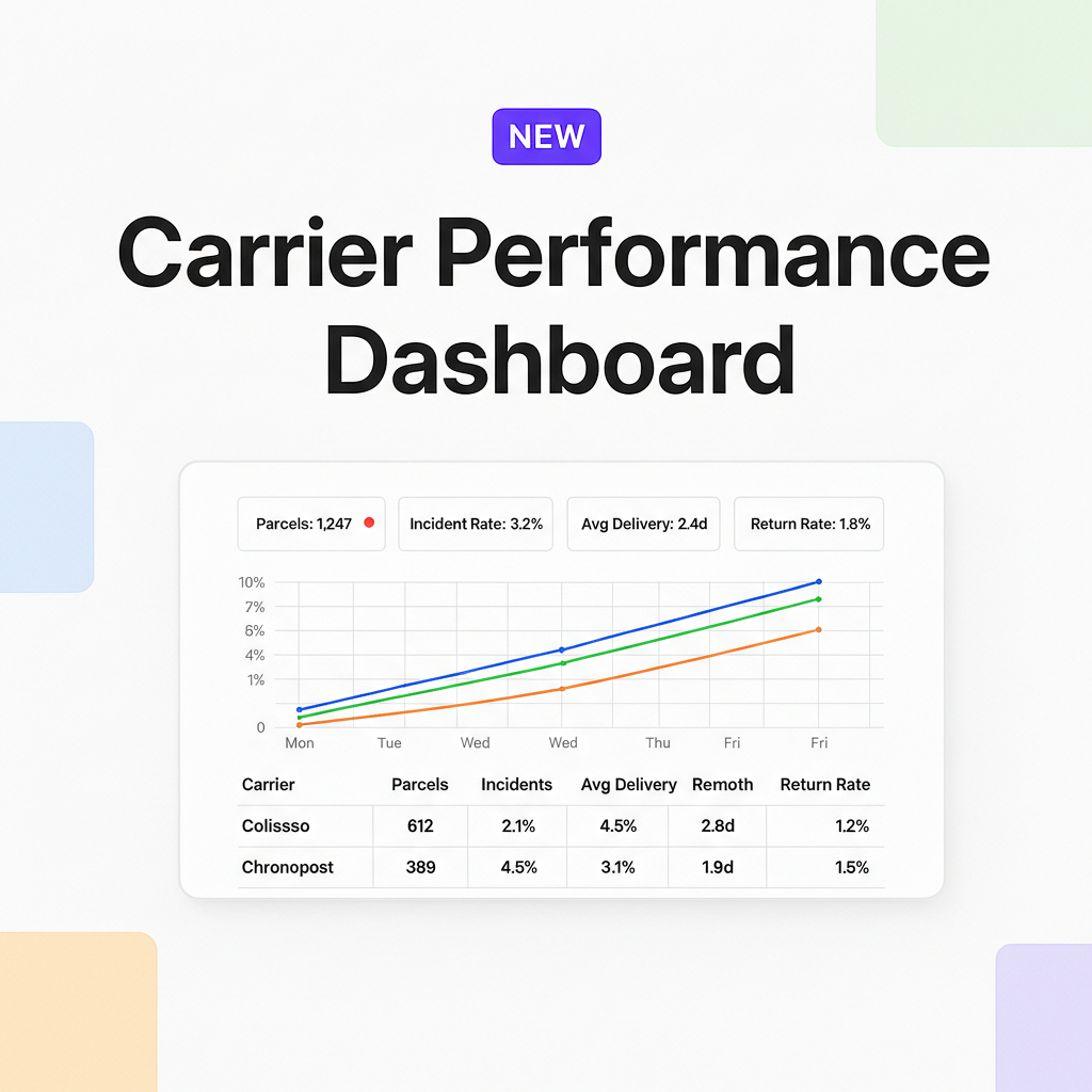 Dashboard de transport